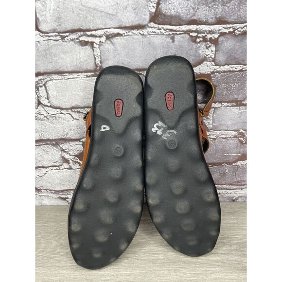 Wolky Brown Leather Strappy Comfort Wedge Ankle Strap Sandals Women 42EU/11M US - Picture 7 of 16